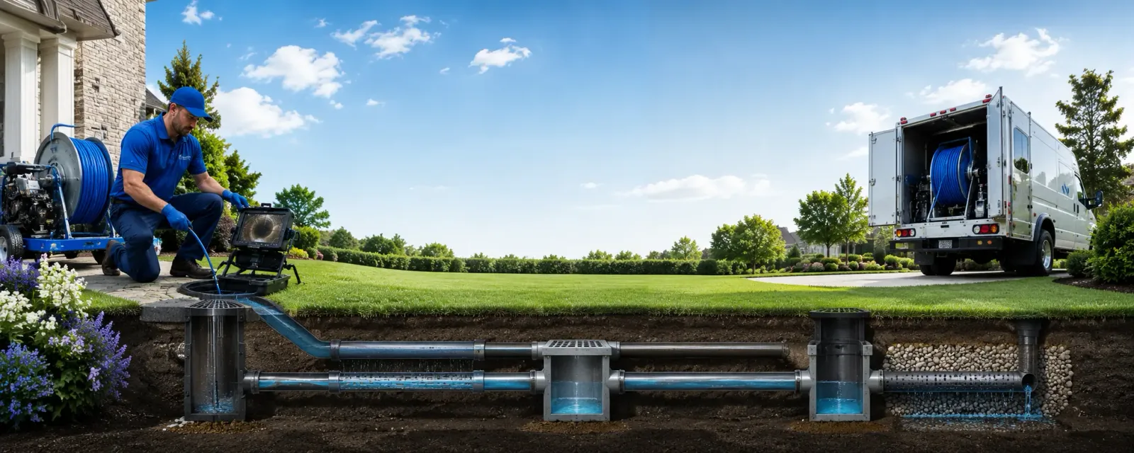 Outdoor drain cleaning information for Aragon, GA